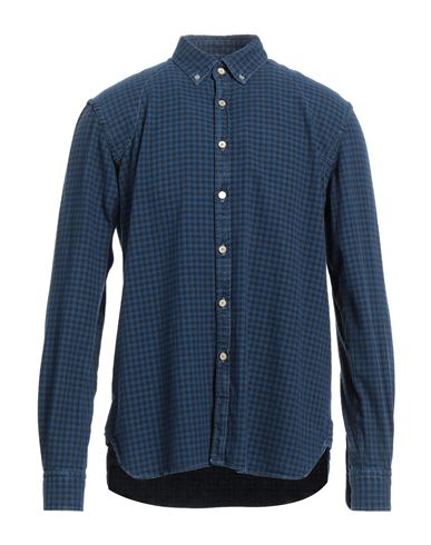 Alessandro Gherardi Man Shirt Blue Size S Cotton