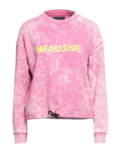 Shoe® Shoe Woman Sweatshirt Fuchsia Size Xs Cotton In Pink