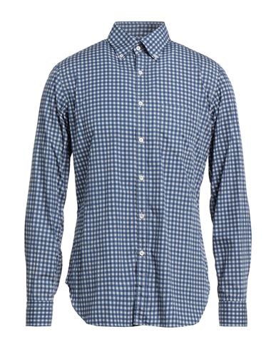 ALESSANDRO GHERARDI ALESSANDRO GHERARDI MAN SHIRT BLUE SIZE 15 ¾ COTTON