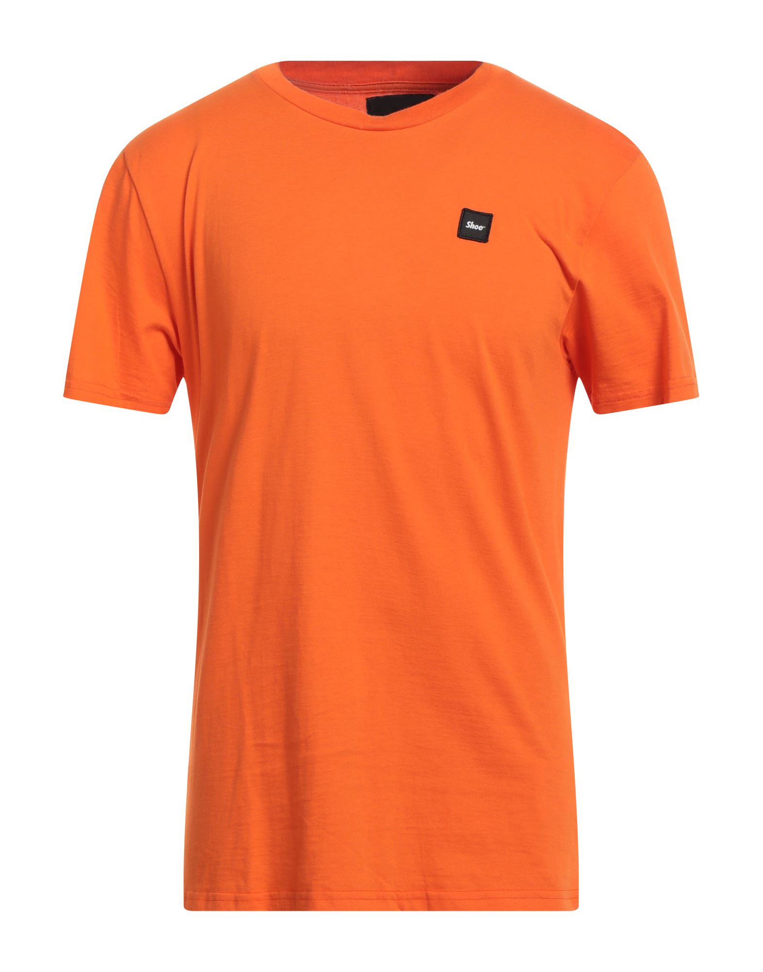 Shoe® Shoe Man T-shirt Orange Size S Cotton