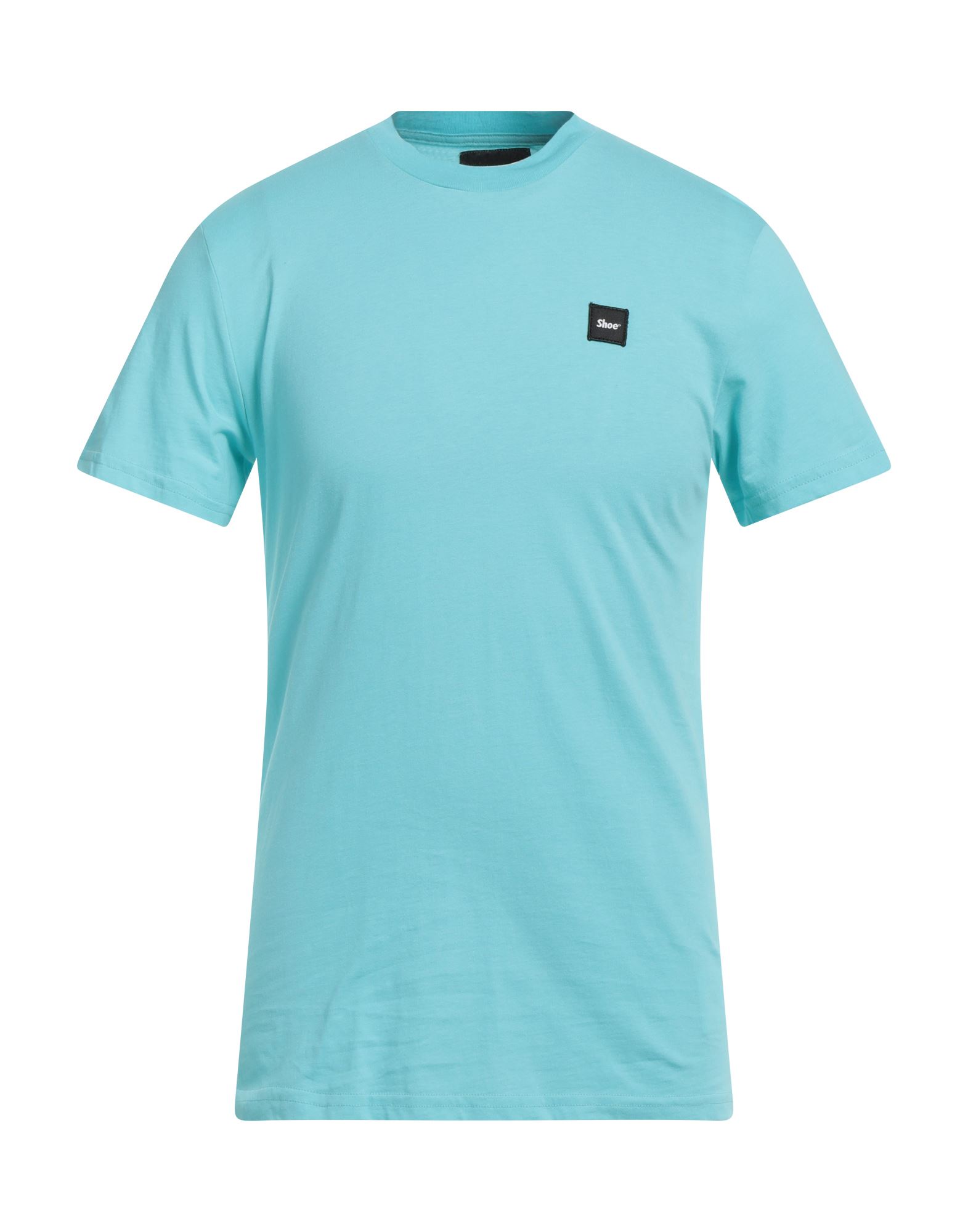 Shoe® Shoe Man T-shirt Turquoise Size 3xl Cotton In Blue