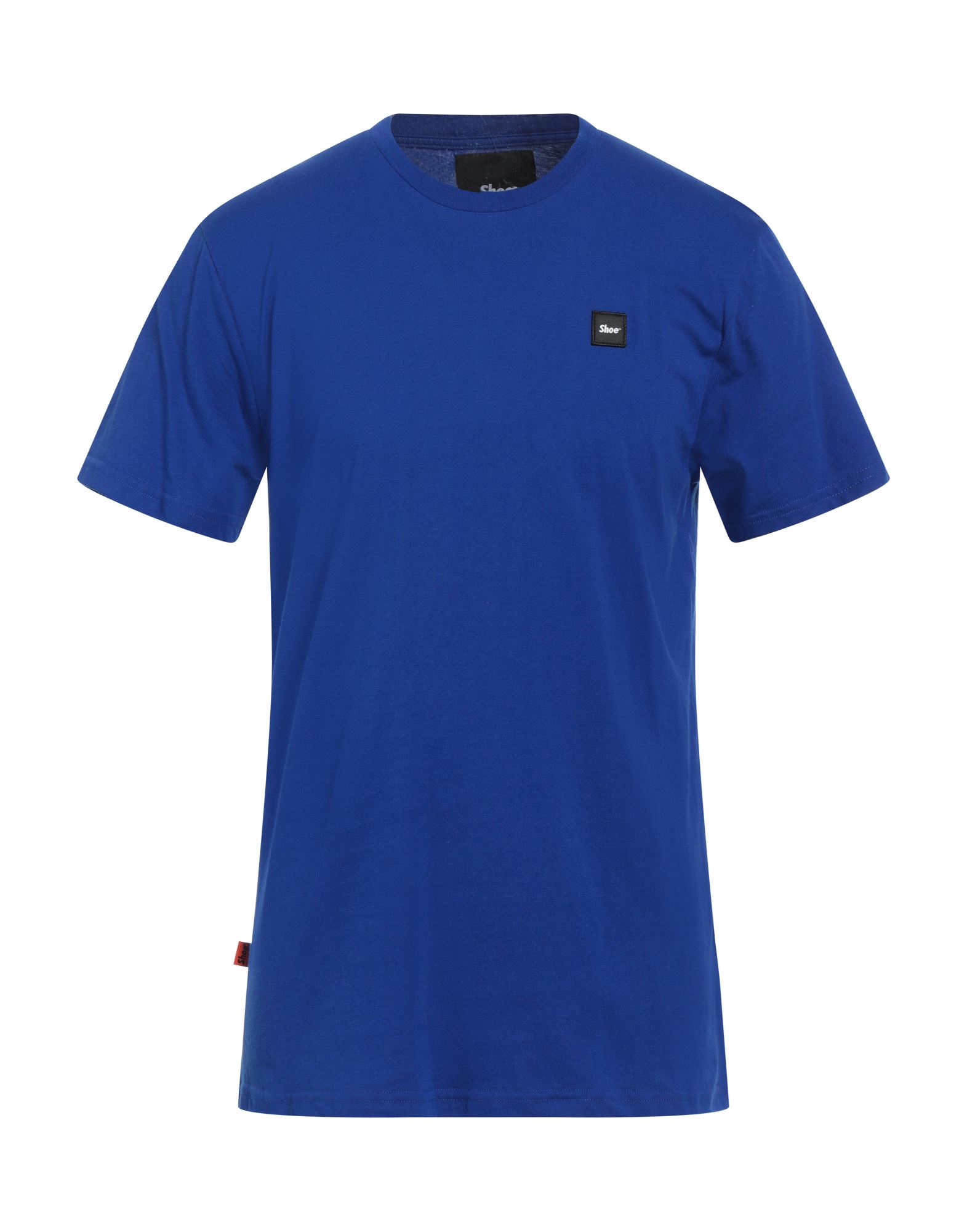 Shoe® Shoe Man T-shirt Bright Blue Size L Cotton