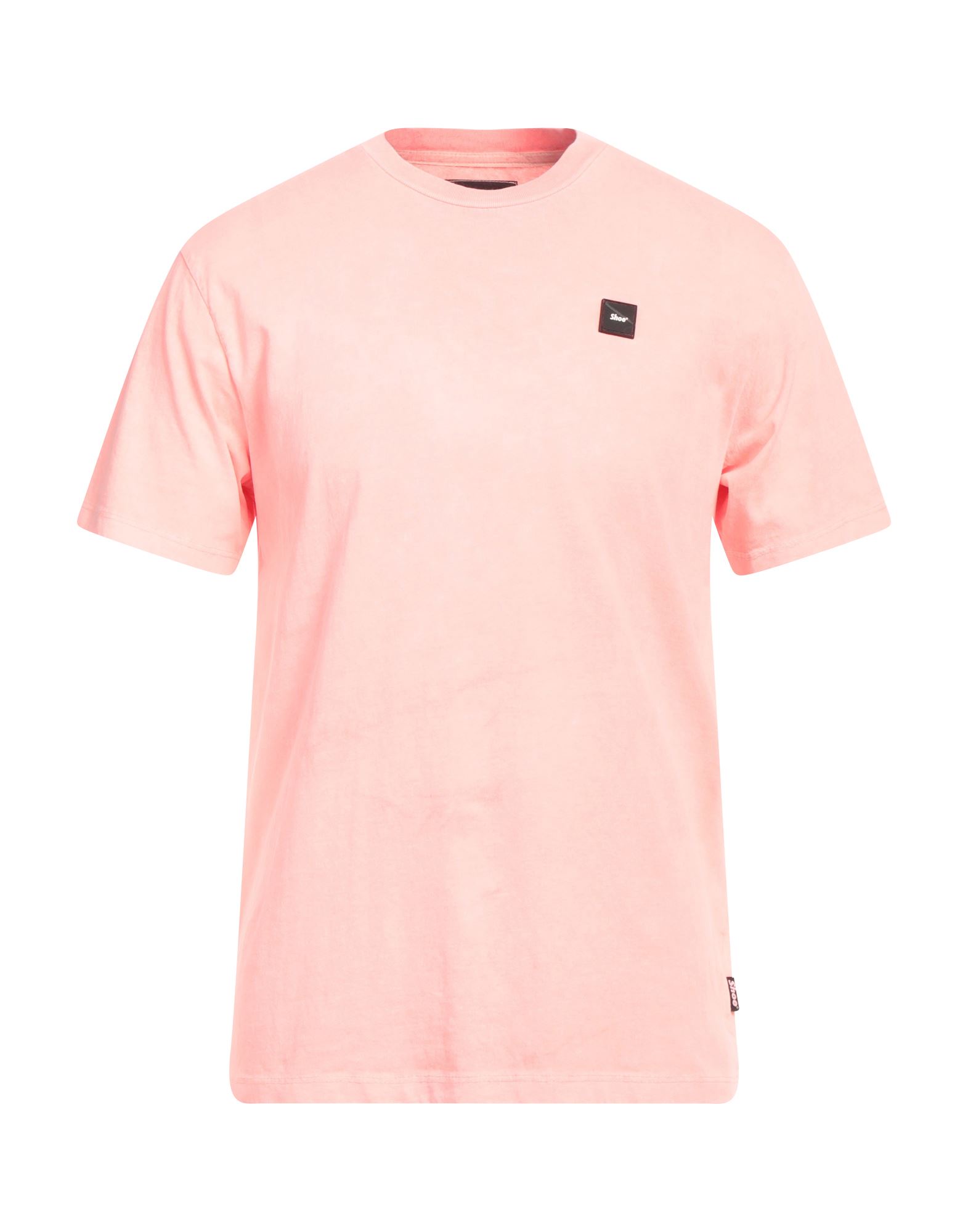 Shoe® Shoe Man T-shirt Salmon Pink Size L Cotton