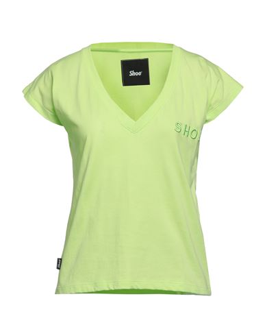 Shoe® Shoe Woman T-shirt Acid Green Size Xs Cotton