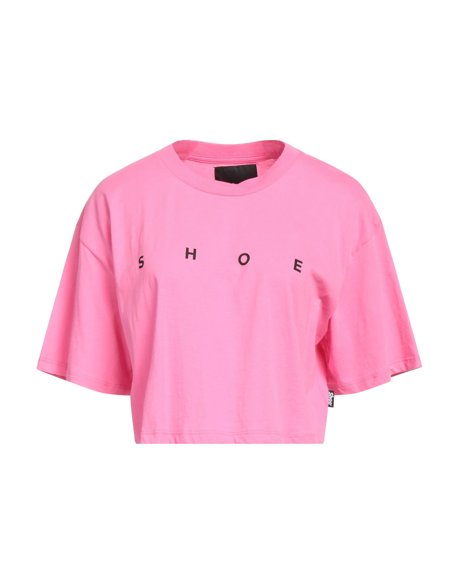 Shoe® Shoe Woman T-shirt Fuchsia Size S Cotton In Pink