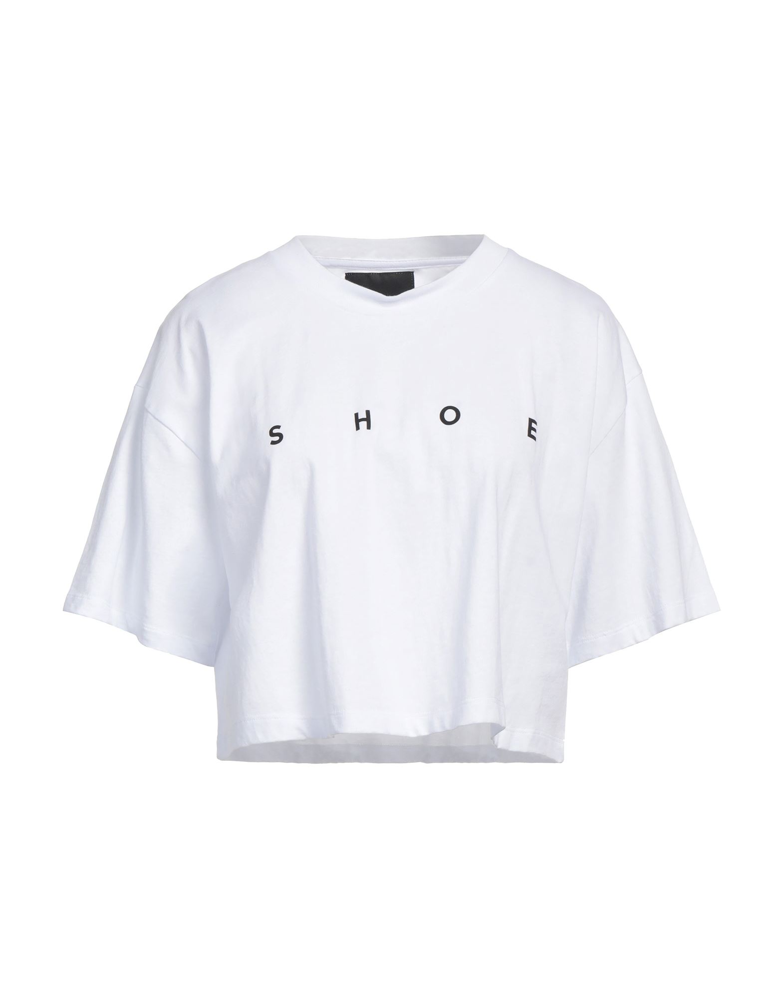 Shoe® Shoe Woman T-shirt White Size L Cotton