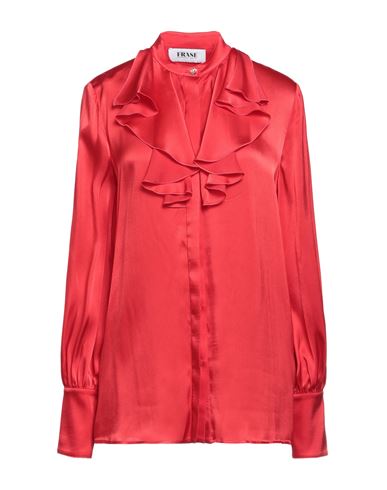 Frase Francesca Severi Woman Shirt Red Size 10 Acetate, Silk
