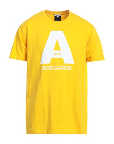 Bark Man T-shirt Yellow Size M Cotton
