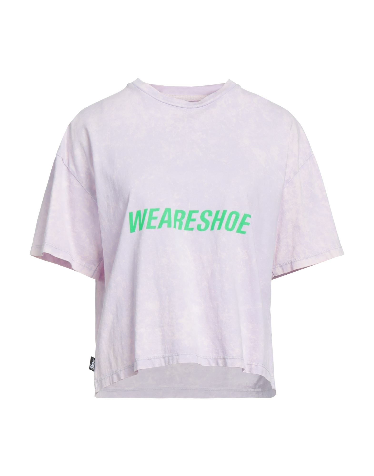 Shoe® Shoe Woman T-shirt Lilac Size Xs Cotton In Purple