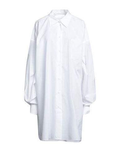 Maison Margiela Woman Shirt White Size L Cotton