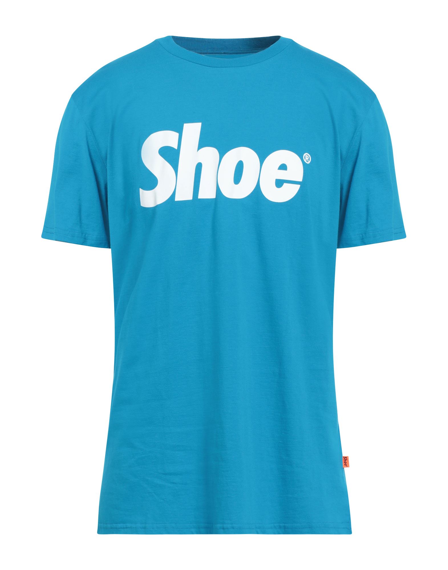 Shoe® Shoe Man T-shirt Azure Size Xxl Cotton In Blue