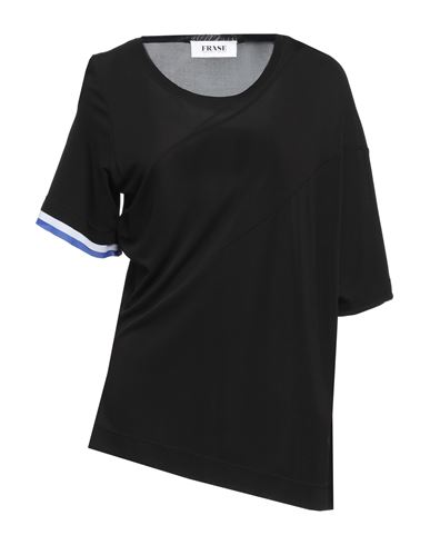 Frase Francesca Severi Woman T-shirt Black Size 6 Viscose, Polyester