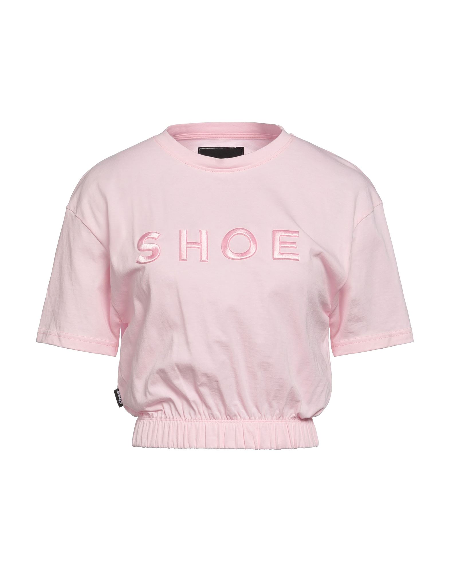 Shoe® Shoe Woman T-shirt Light Pink Size L Cotton