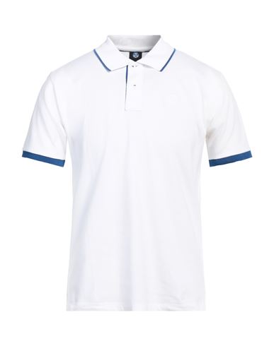 North Sails Man Polo Shirt White Size Xs Cotton, Elastane