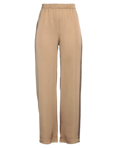 Haveone Woman Pants Sand Size M Viscose In Beige