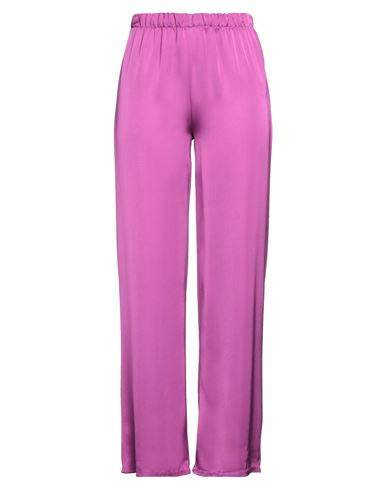Haveone Woman Pants Fuchsia Size M Viscose In Pink