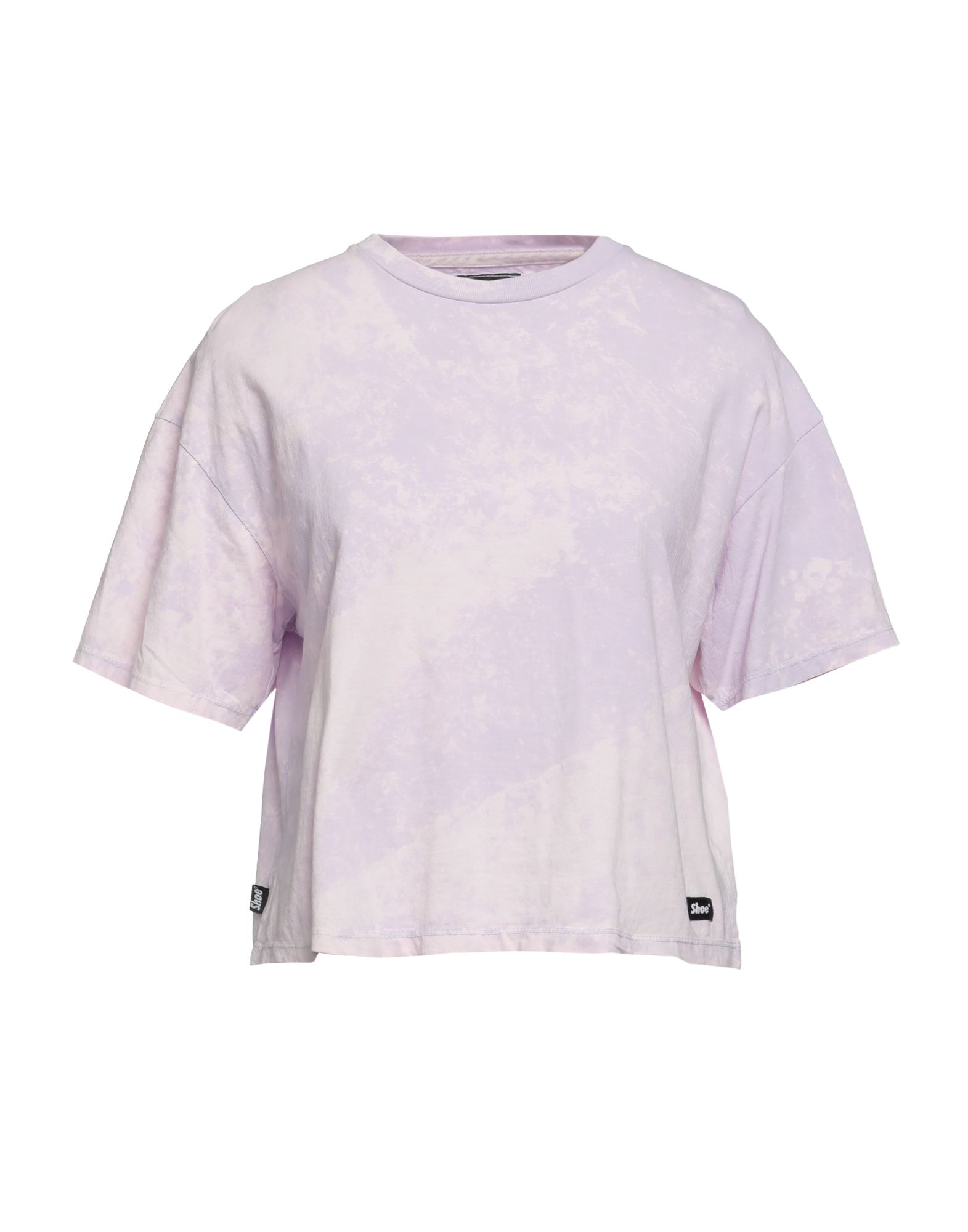 Shoe® Shoe Woman T-shirt Lilac Size L Cotton In Purple