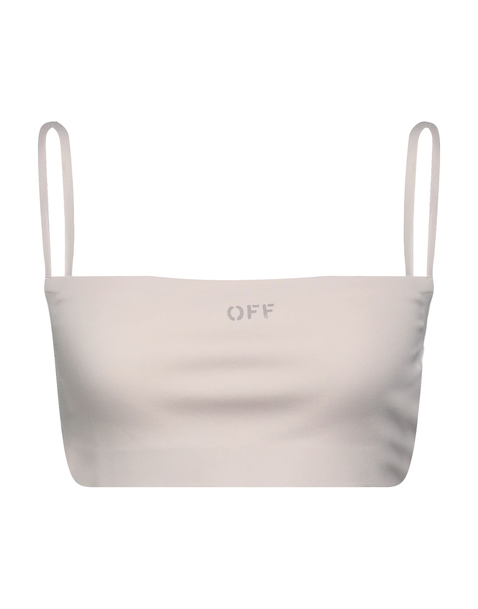 Off-white Woman Top Blush Size 6 Polyamide, Elastane In Pink