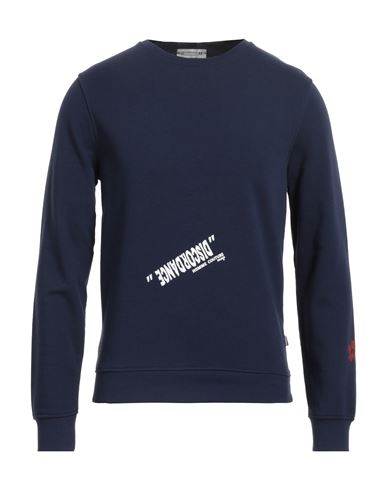 Daniele Alessandrini Homme Man Sweatshirt Blue Size S Cotton, Polyester