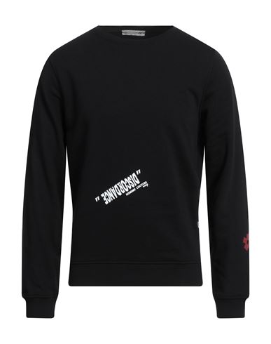 Daniele Alessandrini Homme Man Sweatshirt Black Size L Cotton, Polyester