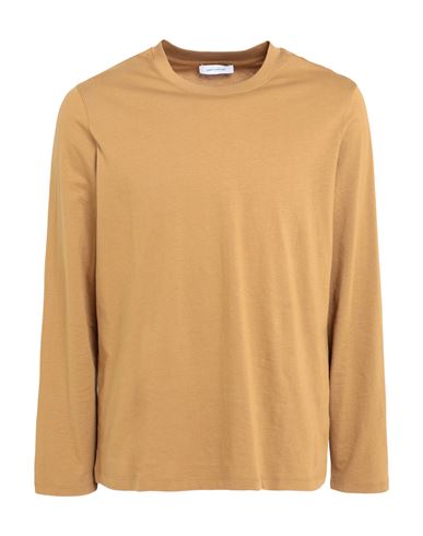 Ninety Percent Man T-shirt Mustard Size S Organic Cotton In Yellow