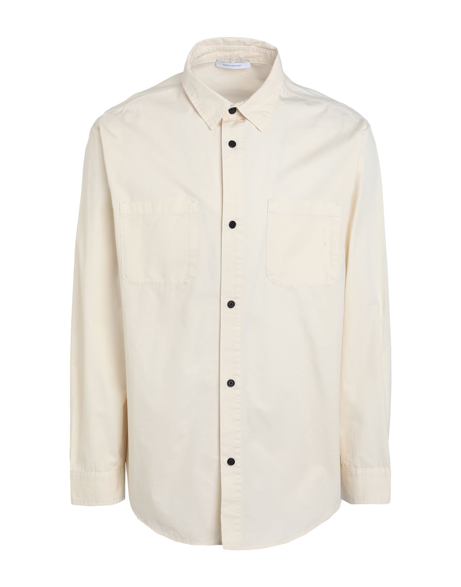 Ninety Percent Man Shirt Cream Size Xxl Organic Cotton In White