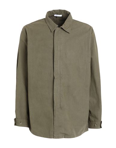 Ninety Percent Man Shirt Military Green Size Xxl Organic Cotton