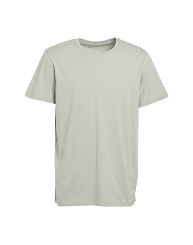Selected Homme Man T-shirt Sage Green Size L Organic Cotton, Cotton