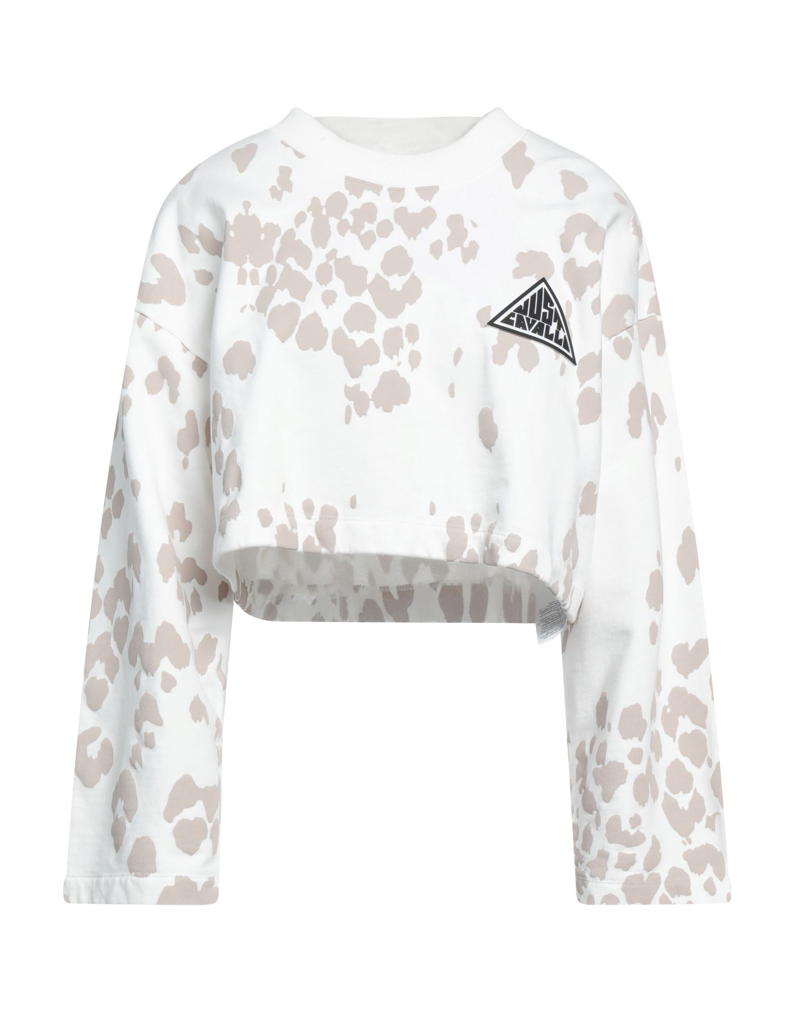 Just Cavalli Sweatshirts In White