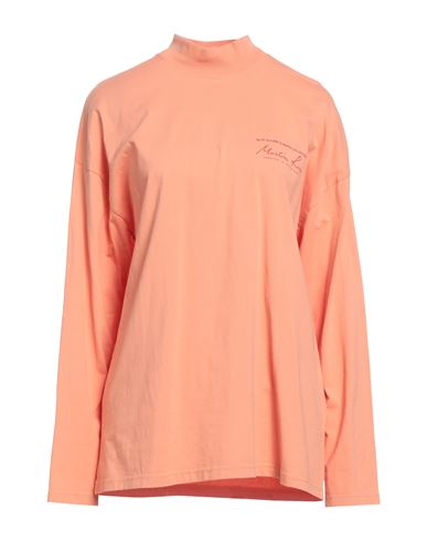 Martine Rose Woman T-shirt Apricot Size M Cotton In Orange