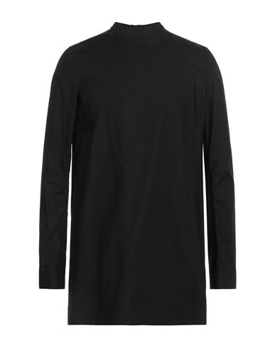 Rick Owens Man Shirt Black Size 38 Cotton