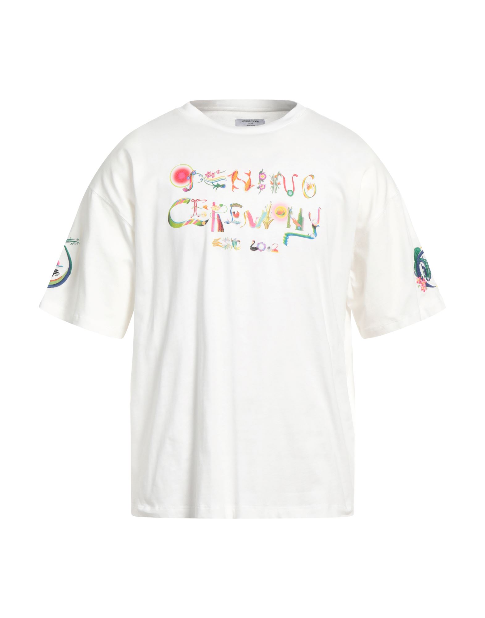 Shop Opening Ceremony Man T-shirt White Size S Cotton