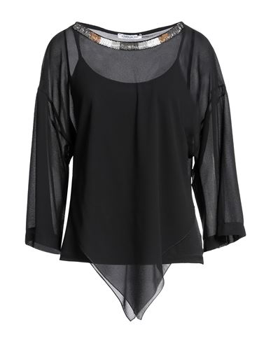 Le Sarte Del Sole Woman Top Black Size M Polyester, Elastane