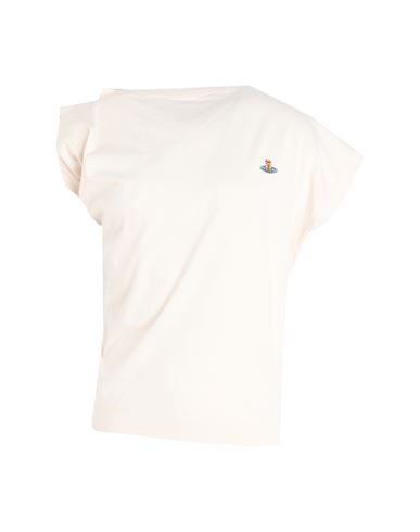 Vivienne Westwood Woman T-shirt White Size Xs Organic Cotton In Beige