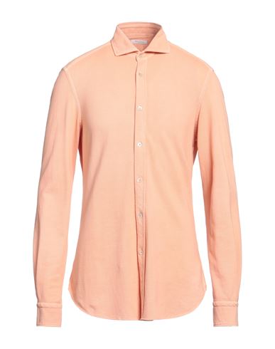 Boglioli Man Shirt Salmon Pink Size 15 ¾ Cotton