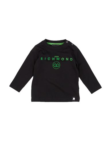 John Richmond Babies'  Newborn Boy T-shirt Black Size 3 Cotton
