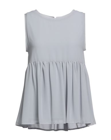 Le Sarte Del Sole Woman Top Sky Blue Size S Polyester In Grey