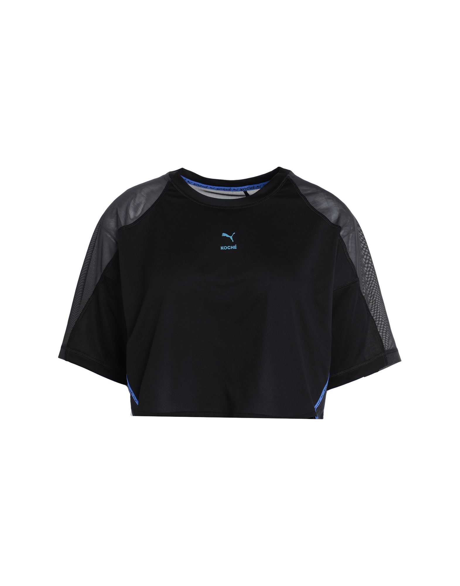 Puma X Koché Cropped Tee Woman T-shirt Black Size M Polyester
