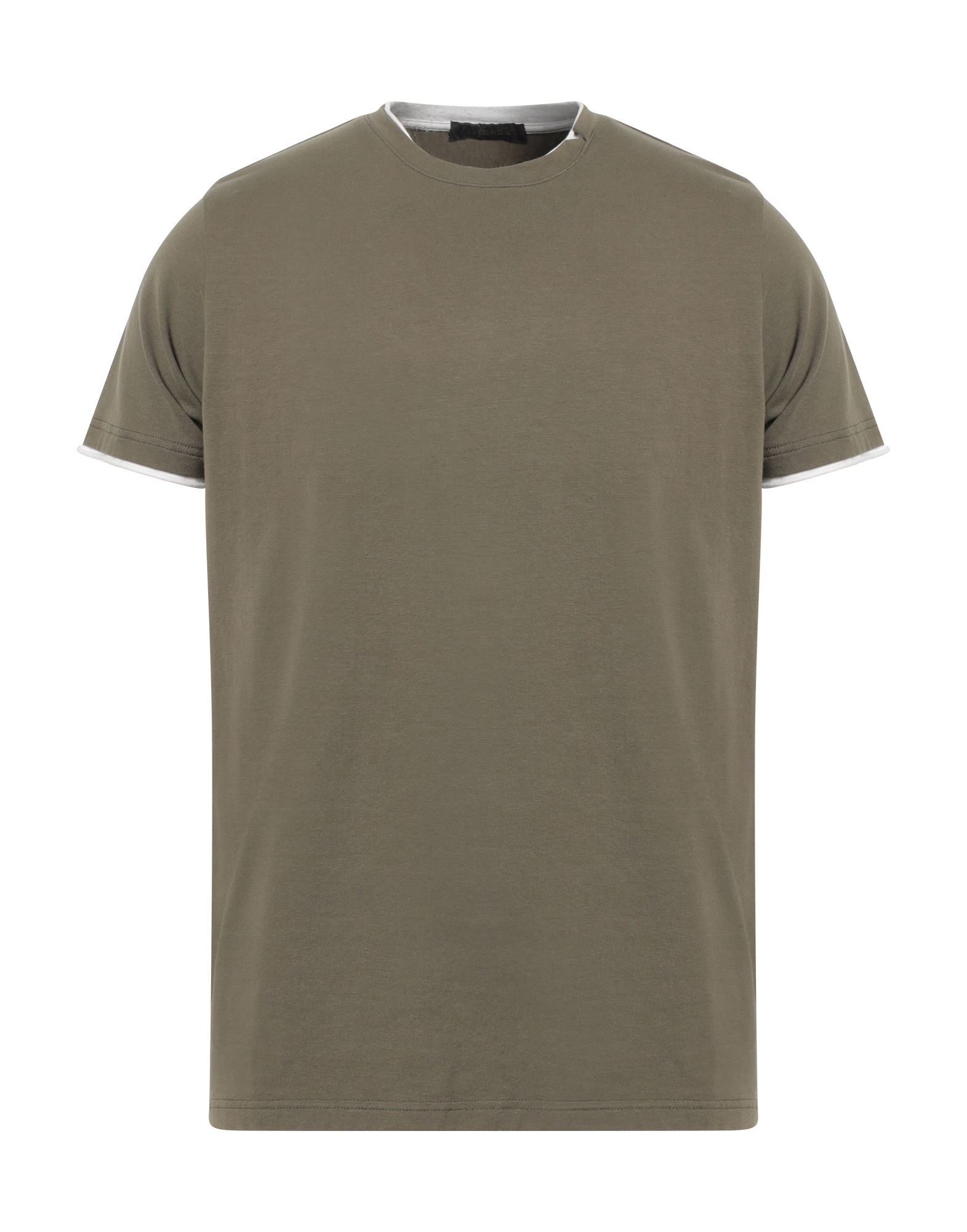 Jeordie's Man T-shirt Military Green Size M Cotton, Elastane