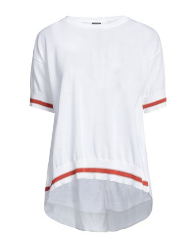 Lorena Antoniazzi Woman T-shirt Off White Size 12 Cotton