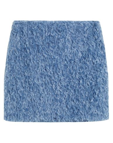 Opening Ceremony Cloud Textured Miniskirt In Blue