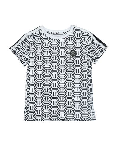 Philipp Plein Babies'  Toddler Boy T-shirt White Size 6 Cotton, Elastane