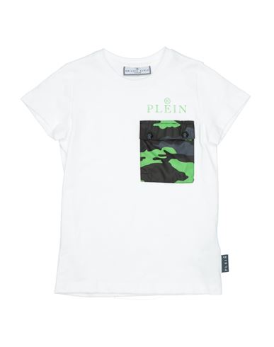 Philipp Plein Babies'  Toddler Boy T-shirt White Size 6 Cotton, Elastane, Polyester