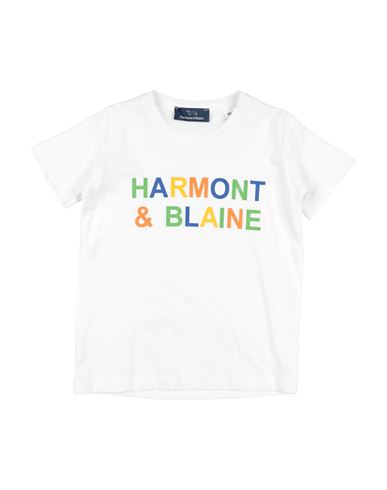Harmont & Blaine Babies'  Toddler Boy T-shirt White Size 4 Cotton
