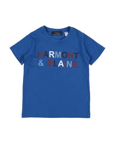 Harmont & Blaine Babies'  Toddler Boy T-shirt Bright Blue Size 4 Cotton