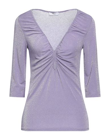 Options Woman Sweater Light Purple Size M Viscose, Polyester, Polyamide, Elastane