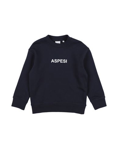 Aspesi Babies'  Toddler Girl Sweatshirt Navy Blue Size 6 Cotton