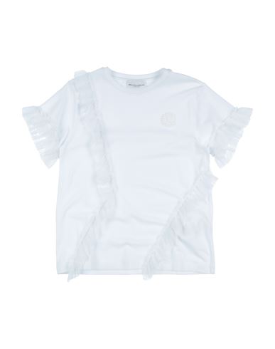 Ermanno Scervino Junior Babies'  Toddler Girl T-shirt White Size 4 Cotton, Elastane