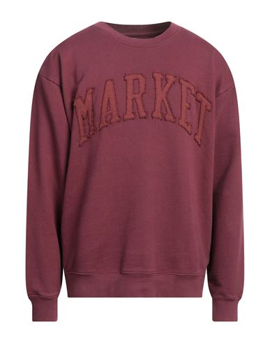 Shop Market Vintage Wash Crewneck Man Sweatshirt Deep Purple Size Xl Cotton