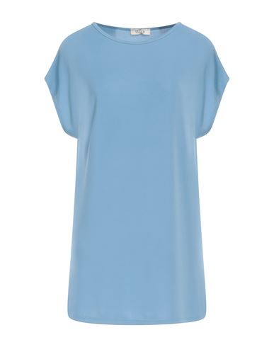 Think Woman T-shirt Sky Blue Size M Polyester, Elastane